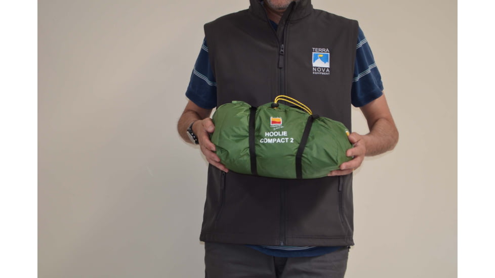 WildCountry Hoolie Compact 2 Tent, Green, 44HC2V2