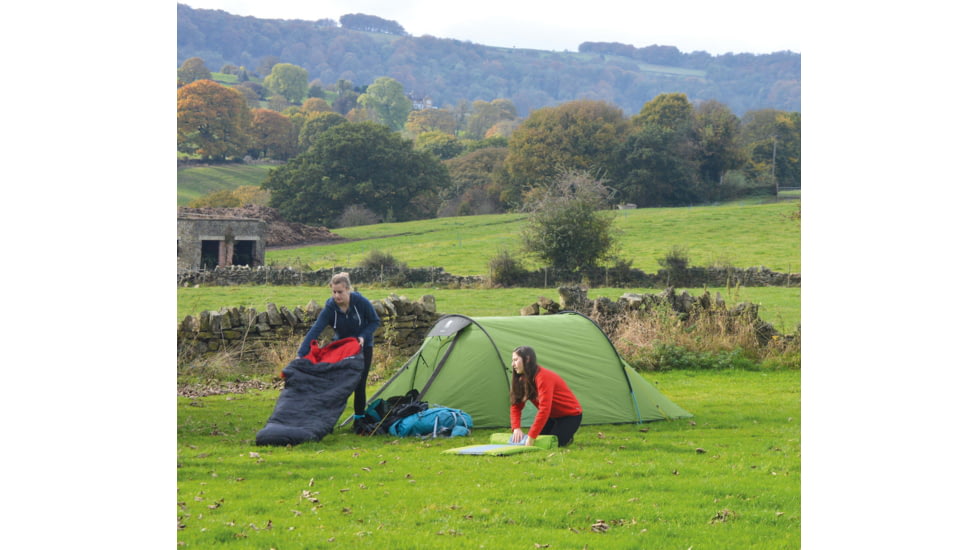 WildCountry Hoolie Compact 3 Tent, Green, 44HC3V3