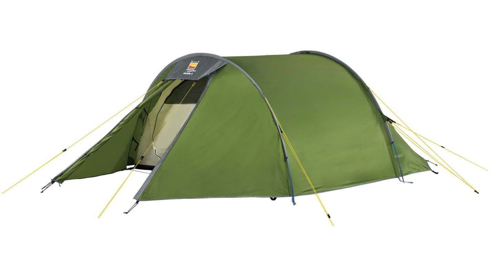 WildCountry Hoolie Compact Tent - 3 Person, Green, 44HC3V3