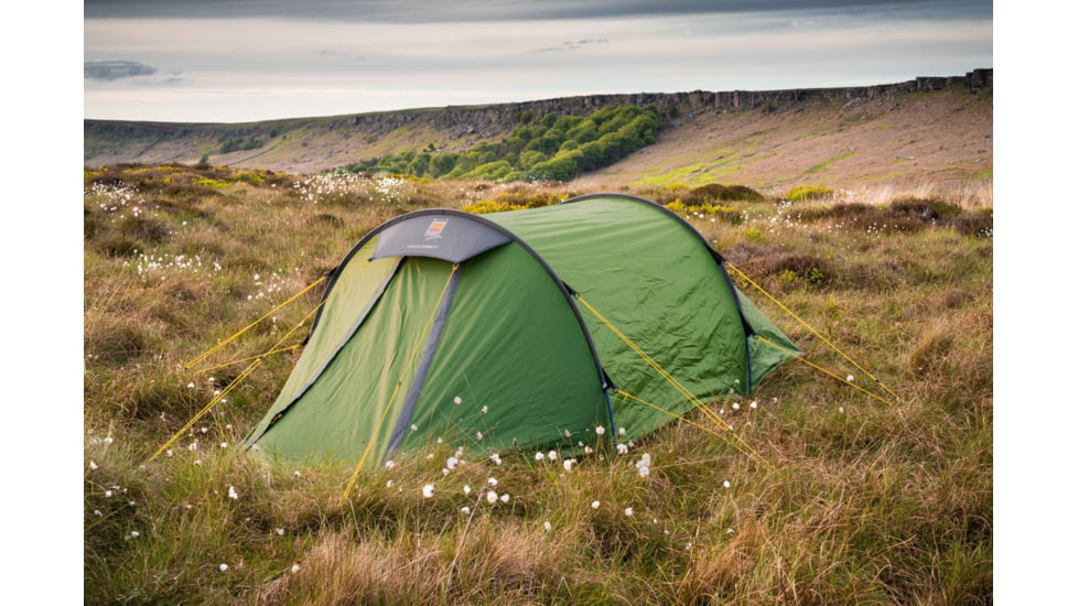 WildCountry Hoolie Compact Tent - 2 Person, Green, 44HOC2TF
