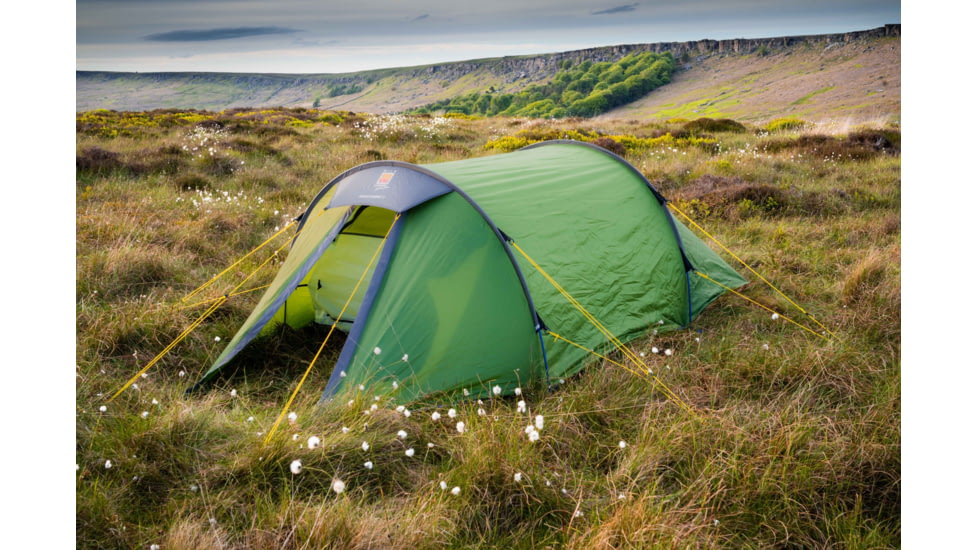 WildCountry Hoolie Compact Tent - 2 Person, Green, 44HOC2TF