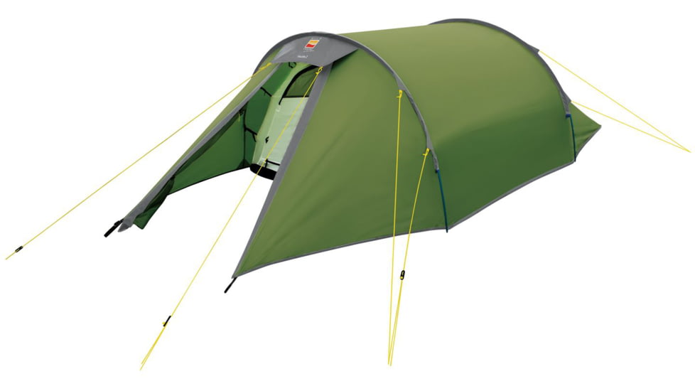 WildCountry Hoolie Compact Tent - 2 Person, Green, 44HOC2TF