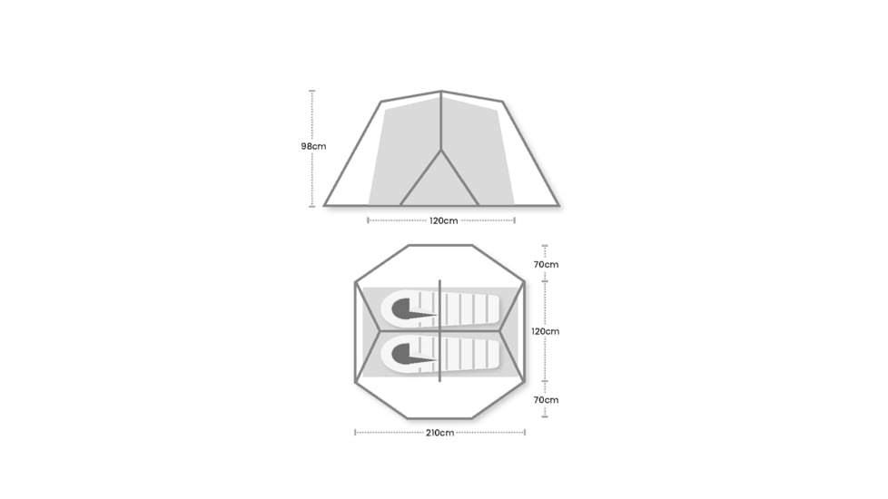 WildCountry Panacea 2 Tents, 44PANA2