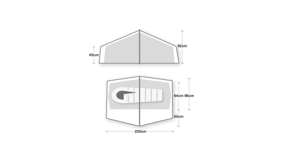 WildCountry Zephyros Compact 1 Tents, 44ZC1V3
