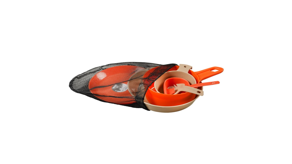 Wildo Eating Essentials, Two Person Set, Orange/Tan 4014247