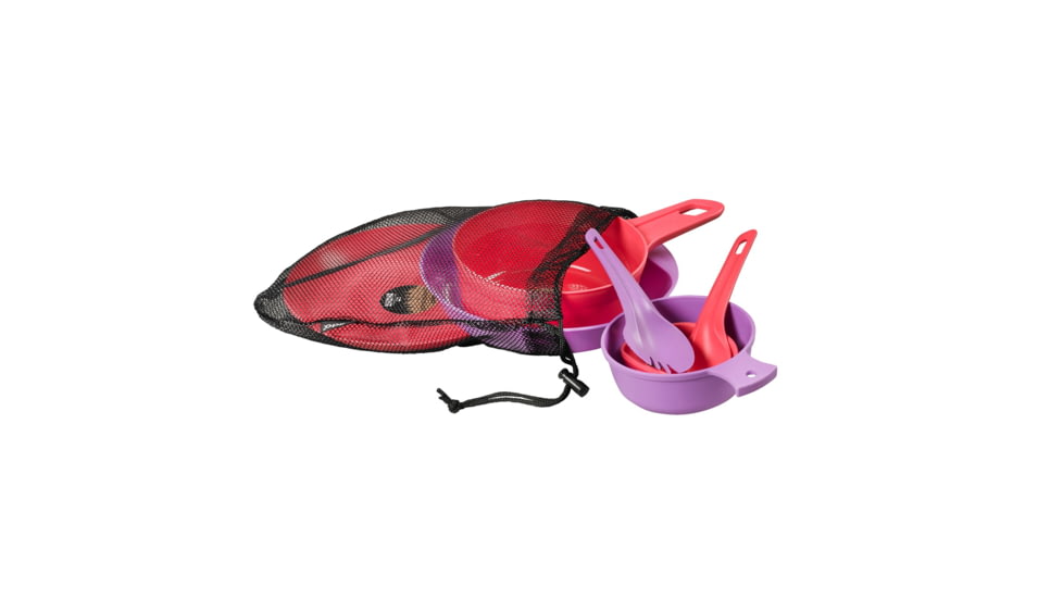 Wildo Eating Essentials, Two Person Set, Lilac/Pink 4014249