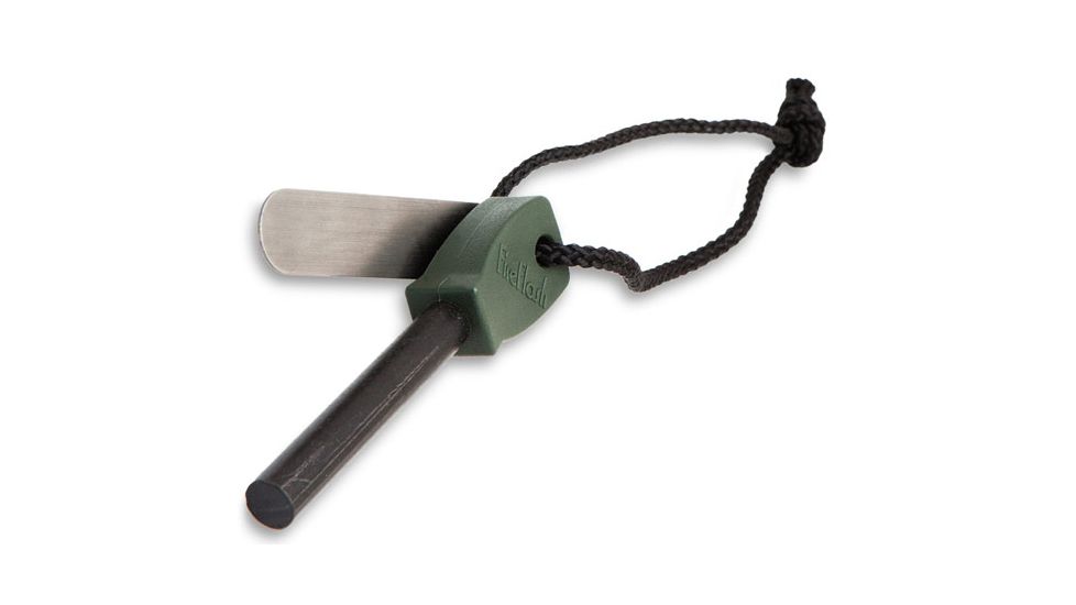 Wildo Fire Steel &amp; Striker, Army, Large,  WD21300