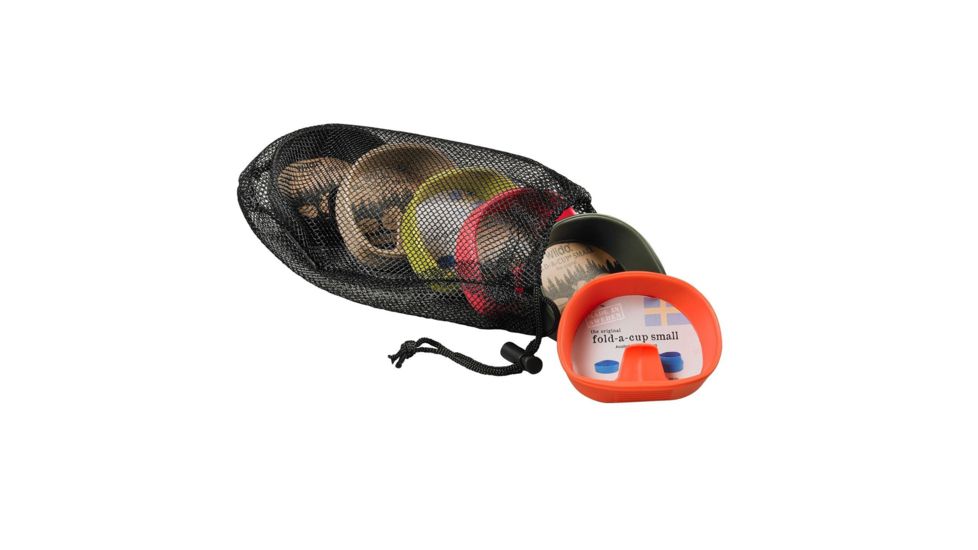Wildo Fold-A-Cup Six Person Set, Hunting/Tactical Assorted, 21800