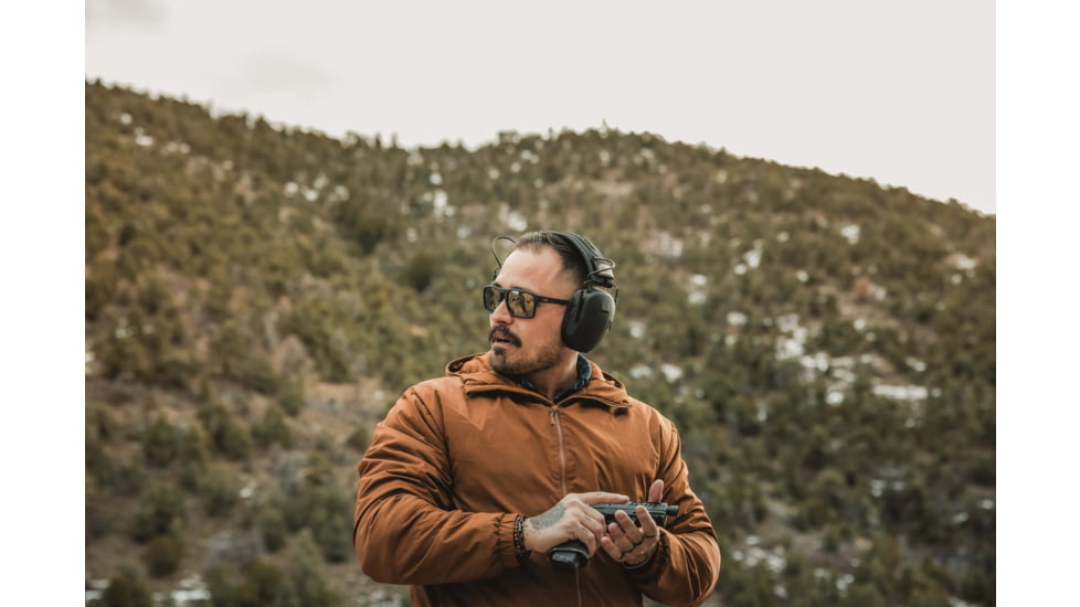 Wiley X Active 6 Apex Captivate Pol Sunglasses, Matte Black Frame, Tungsteen Mirror Lens, AC6APX04