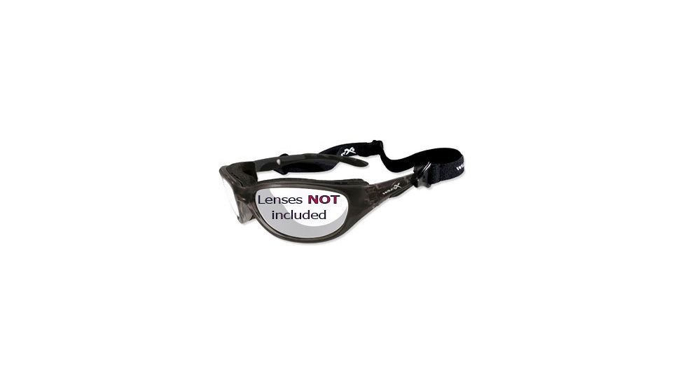 Wiley X AirRage Sun Glasses Frame ONLY - Gloss Black Frame 696F, EDEMO1