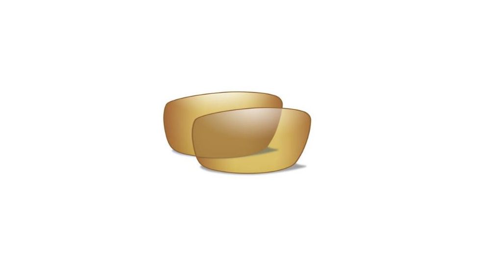 Wiley X Boss Replacement Lens,Polarized Venice Gold Mirror Amber CCBOSP