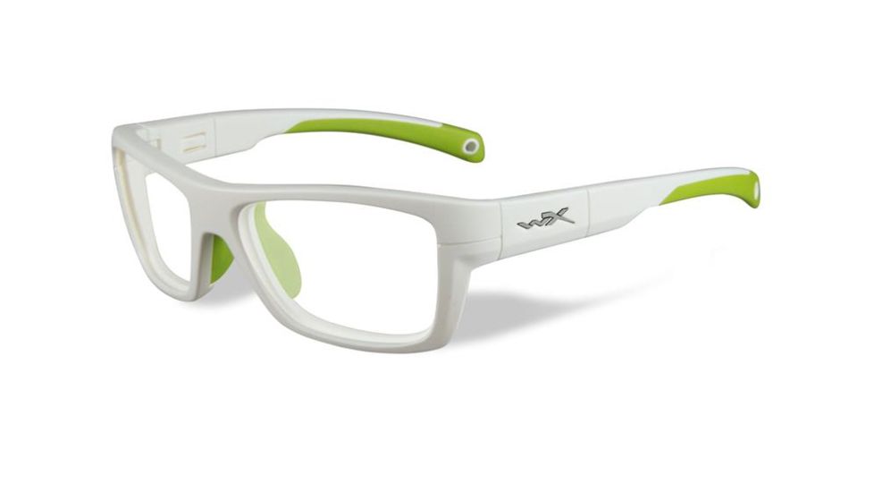 Wiley X Crush Sunglasses, Glow Frame/ Clear, YFCRS02