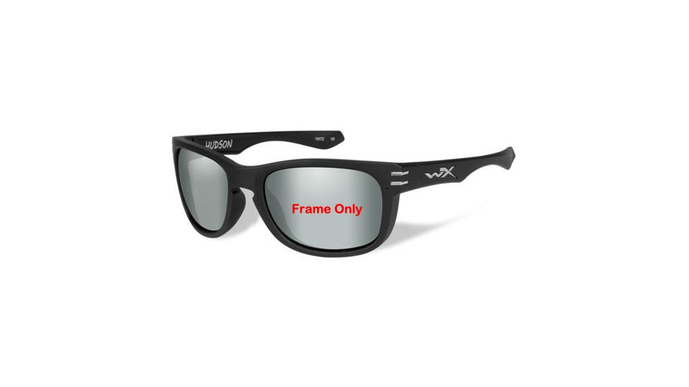 Wiley X Hudson Sunglass Frame,Matte Black ACHUD05F