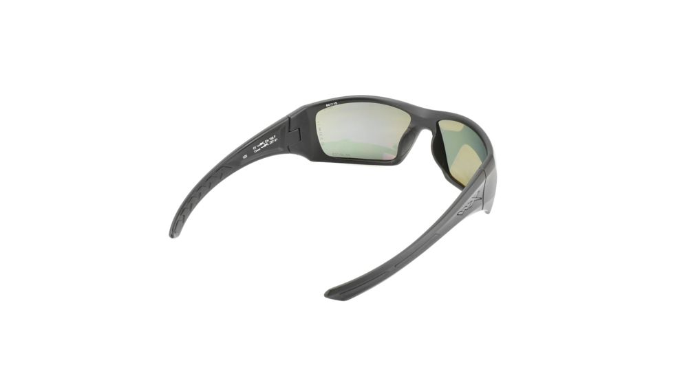 Wiley X Nash Sunglasses, Matte Black Frame/ Polarized Grey, ACNAS08