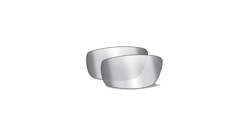 Wiley X Peak Replacement Lens,Silver Flash Smoke Grey ACPEASF