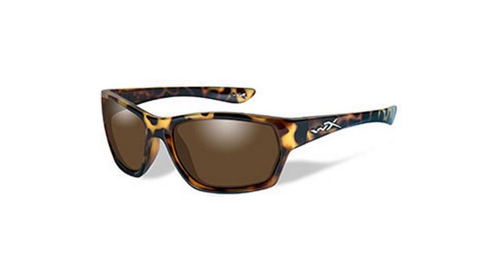 Wiley X Street Series Moxy Sunglasses,Gloss Demi Frame,Polarized Bronze Lens SSMOX08