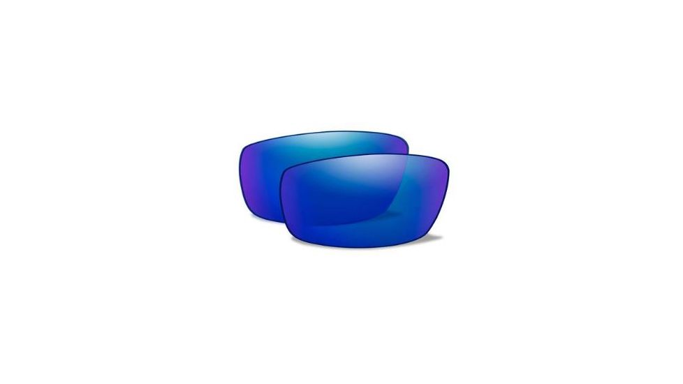 Wiley X Tide Replacement Lens,Polarized Blue Mirror Green CCTIDPB