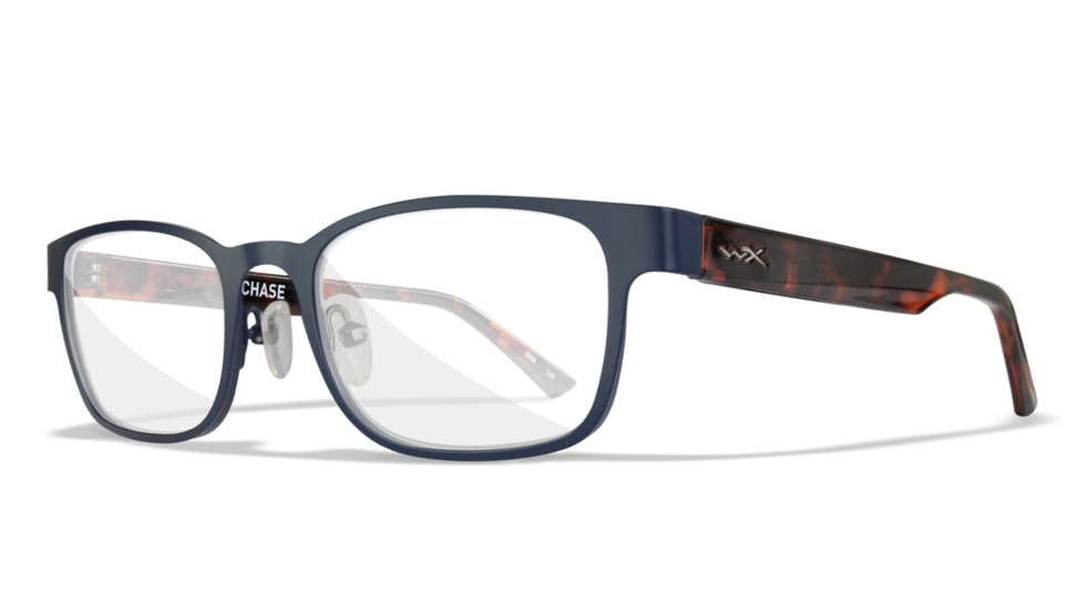 Wiley X WX Chase Sunglasses, Clear Lenses, WSCHSC