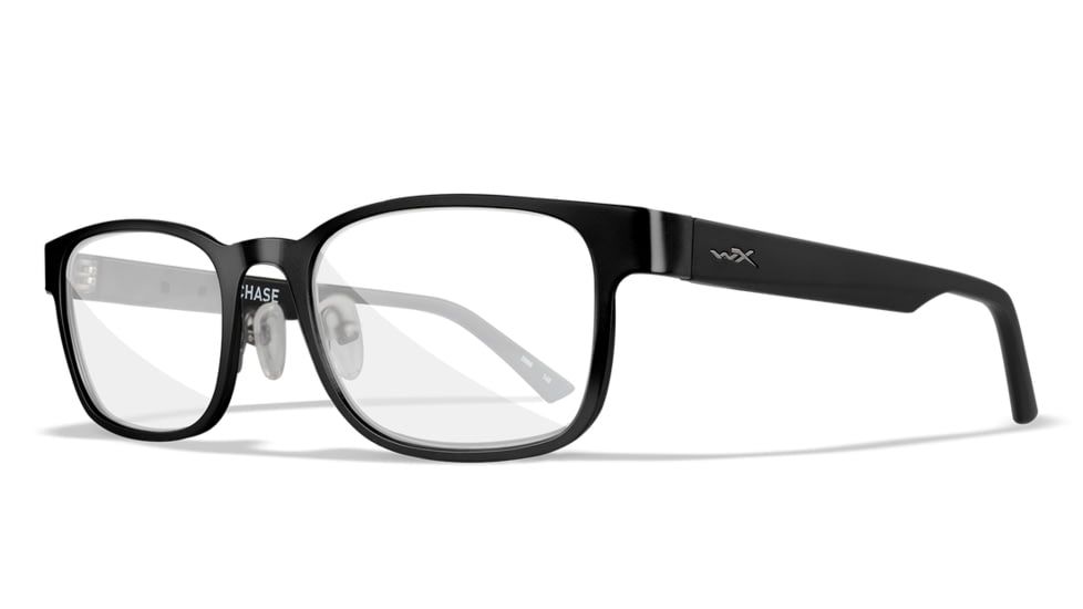 Wiley X WX Chase Sunglasses, Matte Black Frame, Matte Black Temples, WSCHS01