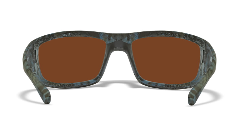 Wiley X WX Omega Sunglasses, Kryptek Neptune Frame, Captivate Pol Green Mirror Lenses, ACOME13