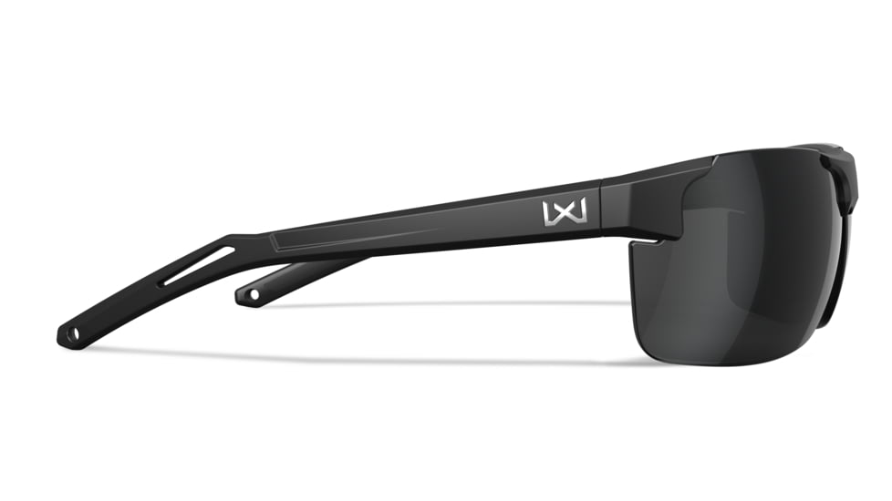 Wiley X WX Prime Sunglasses, Matte Black Frame, Prime Captivate Grey Lens, ACPRM01