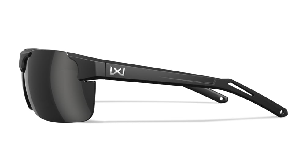 Wiley X WX Prime Sunglasses, Matte Black Frame, Prime Captivate Pol Black Mirror Lens, ACPRM05