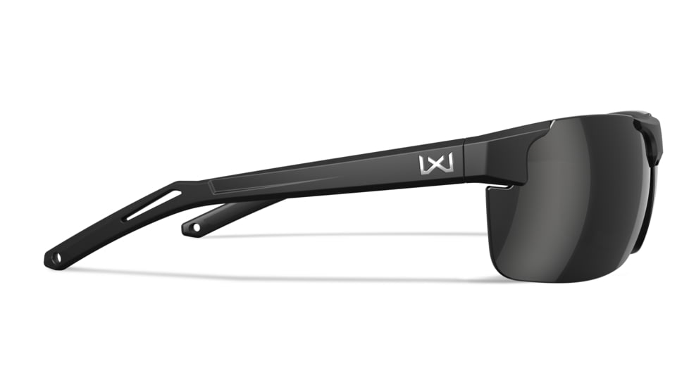Wiley X WX Prime Sunglasses, Matte Black Frame, Prime Captivate Pol Black Mirror Lens, ACPRM05
