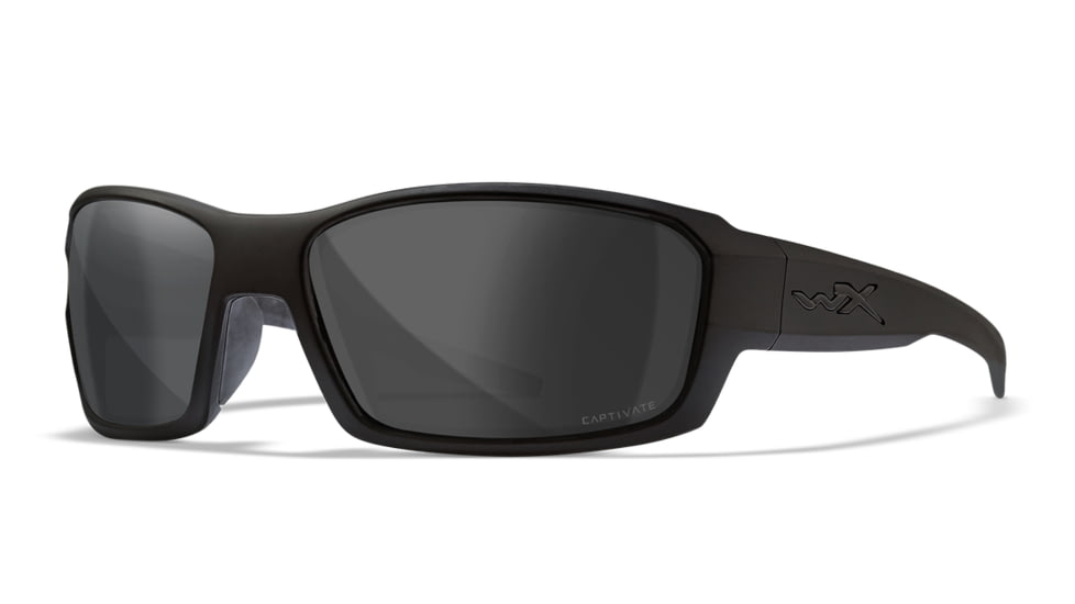 Wiley X WX Rebel Sunglasses, Matte Black Frame, Alt Grey Lens, ACREB08ALT