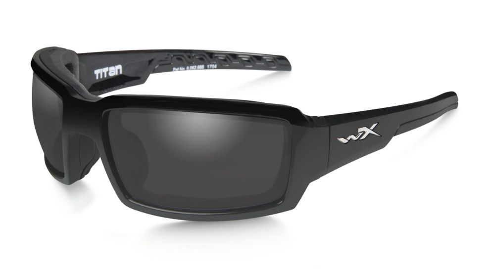 Wiley X WX Titan, Gloss Black Frame CCTTN08