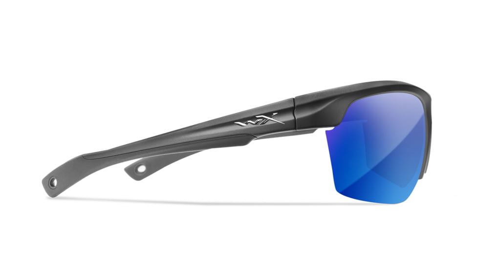 Wiley X YF Swift Sunglasses, Graphite Frame, Blue Mirror Lens, YFSWF09