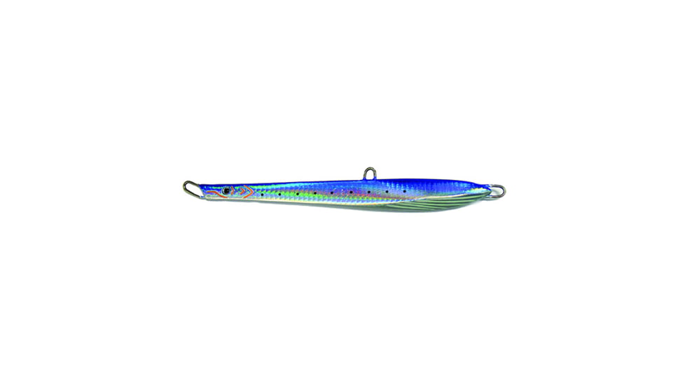 Williamson Abyss Speed Jig 5in, 7/0 Assist Hook, Sinking, Blue, 2oz, ASJ60BL