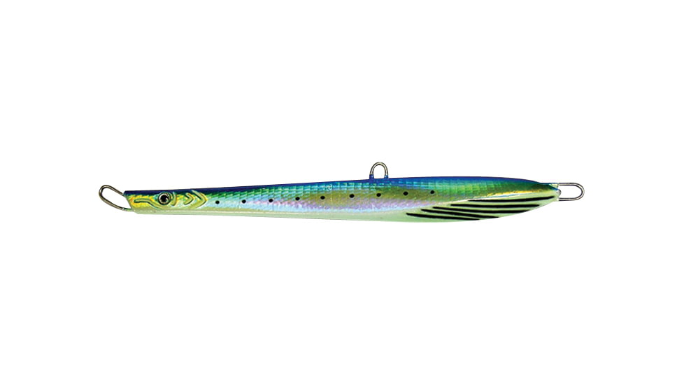 Williamson Abyss Speed Jig, 7/0 Assist Hook, Sinking, Blue/Yellow, 3 1/2oz, 6 1/2in, ASJ100BLY