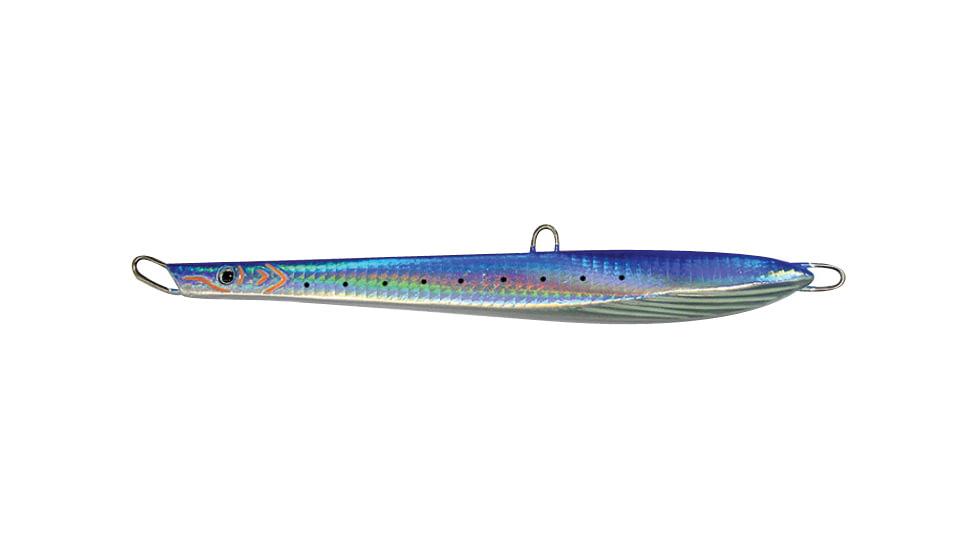 Williamson Abyss Speed Jig 7 3/4in, 9/0 Assist Hook, Sinking, Blue, 7oz, ASJ200BL