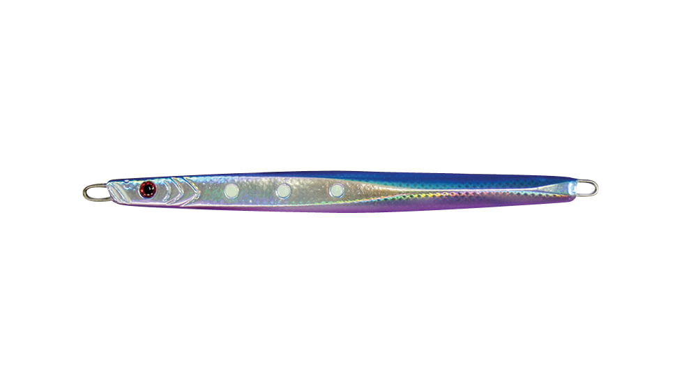 Williamson Benthos Speed Jig, 9/0 Assist Hook, Sinking, Blue/Purple, 9oz, 8 1/4in, BSJ250BLPrpL