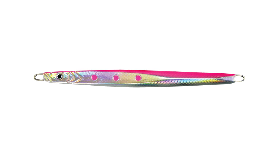 Williamson Benthos Speed Jig, 9/0 Assist Hook, Sinking, Pink, 7oz, 7 3/4in, BSJ200P