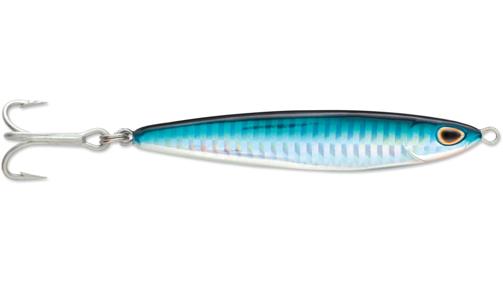 Williamson Gomame Jig, #4 Treble Hook, Silver Blue Back, 7/8oz, 3in, GMJ25SBB
