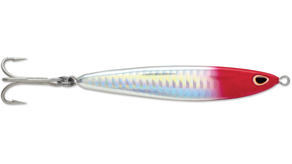 Williamson Gomame Jig, #4 Treble Hook, Silver Red Head, 7/8oz, 3in, GMJ25SRH
