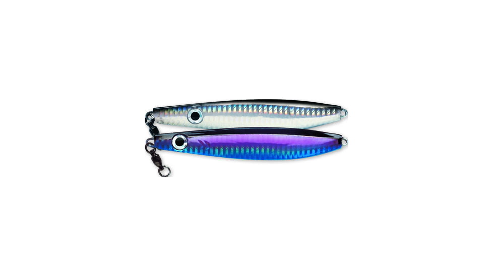 Williamson Vortex Speed Jig, 9/0 Assist Hook, Black Purple, 5oz, 5 3/4in, VSJ150BLKPrpL