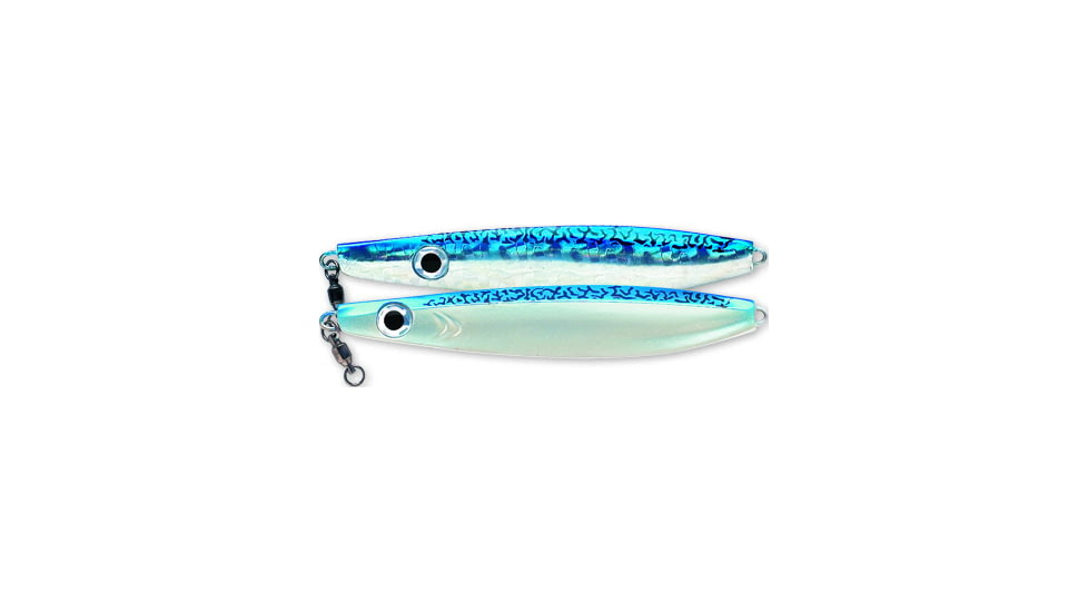 Williamson Vortex Speed Jig, 9/0 Assist Hook, Blue Mackerel, 5oz, 5 3/4in, VSJ150BM