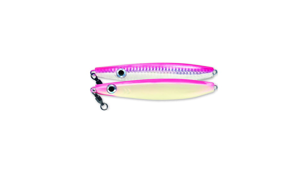 Williamson Vortex Speed Jig, 9/0 Assist Hook, Hot Pink Glow, 5oz, 5 3/4in, VSJ150HPGL