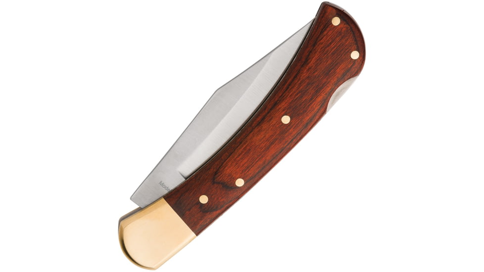 Winchester Knife 6.87'' Oal Ss /wood Folder W/pocket Clip