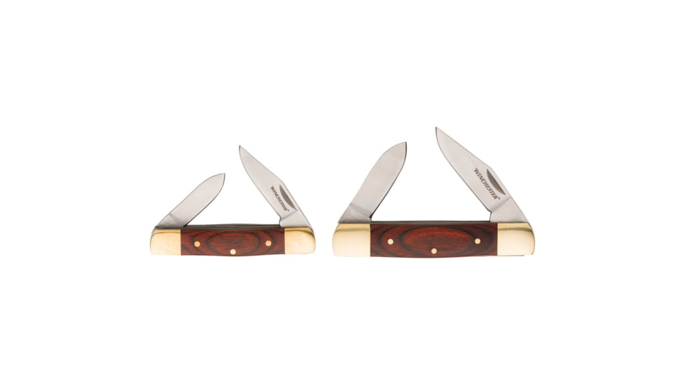 Winchester Knife Ss/wood Stockman Combo W/knife Tin
