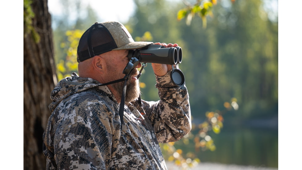 Winchester Supreme Optics 10x42mm Roof Prism Binocular, Black/Gray, W12-1042