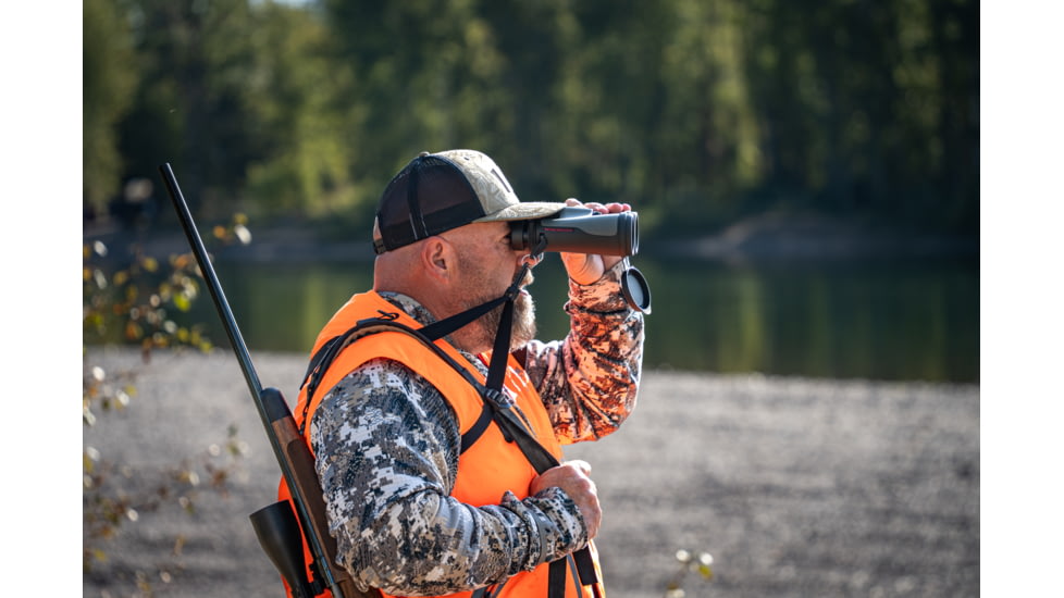 Winchester Supreme Optics 10x42mm Roof Prism Binocular, Black/Gray, W12-1042