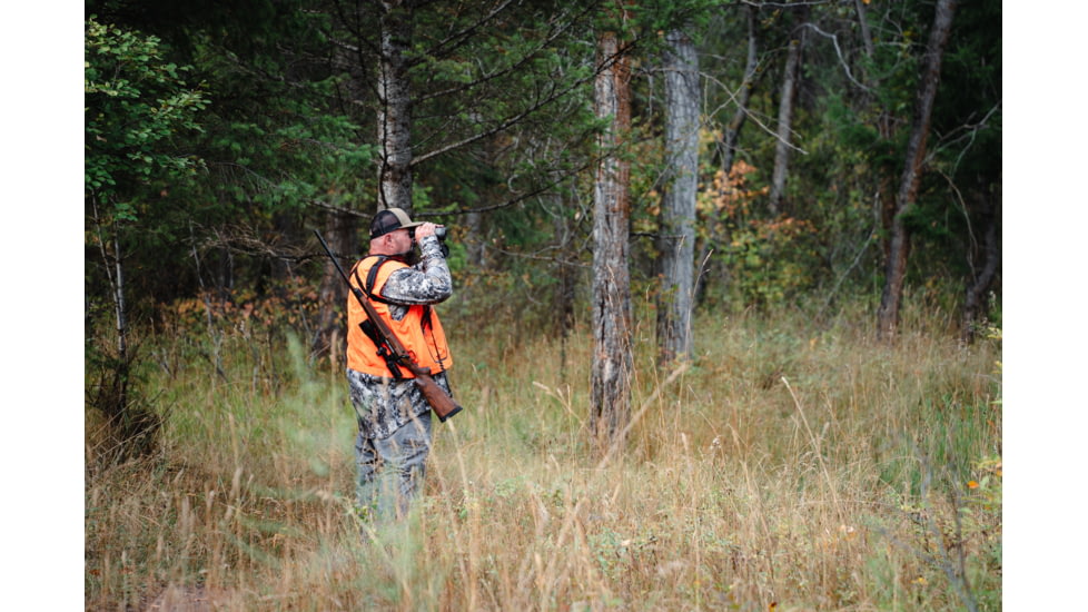 Winchester Supreme Optics 10x42mm Roof Prism Binocular, Black/Gray, W12-1042