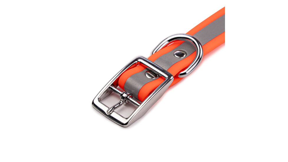 Winchester Pet King Buck Core D Ring High Visibility Reflective Collar, Orange, M/L, KB-DRC-ORNG-M/L-1