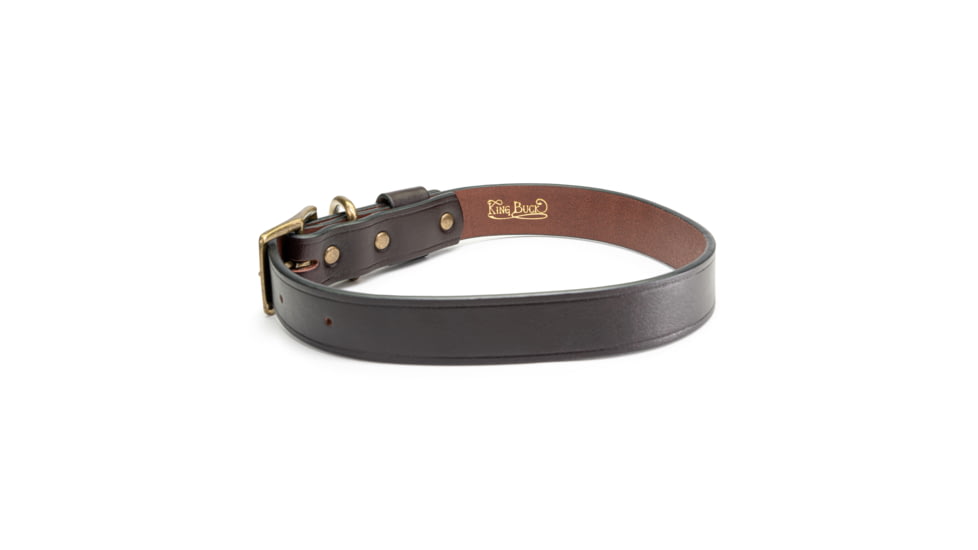 Winchester Pet King Buck Premium Leather Collar, Leather, S/M, KB-LTRC-LTR-S/M-1
