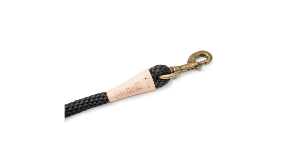 Winchester Pet King Buck Premium Rope Leash, Black, 6 foot, KB-RL-BLK-6-1