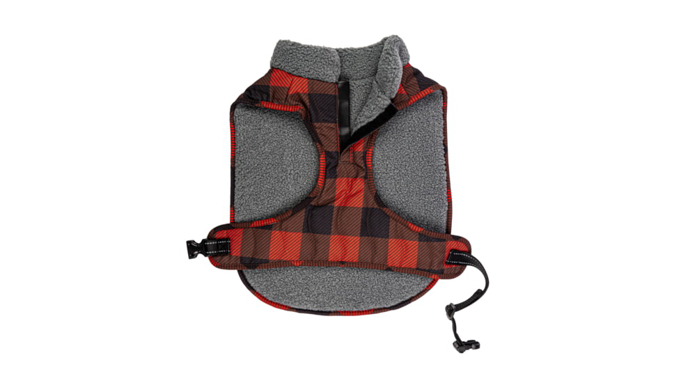 Winchester Pet King Buck Quilted Dog Jacket, Buffalo Red, S/M, KB-QJKT-RDBFL-S/M-1
