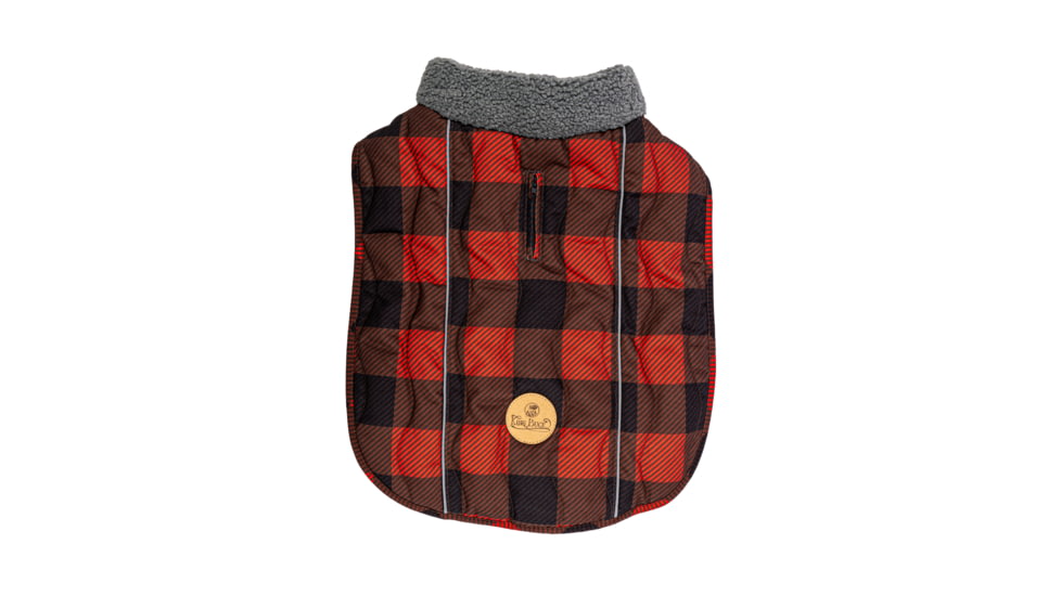 Winchester Pet King Buck Quilted Dog Jacket, Buffalo Red, S/M, KB-QJKT-RDBFL-S/M-1